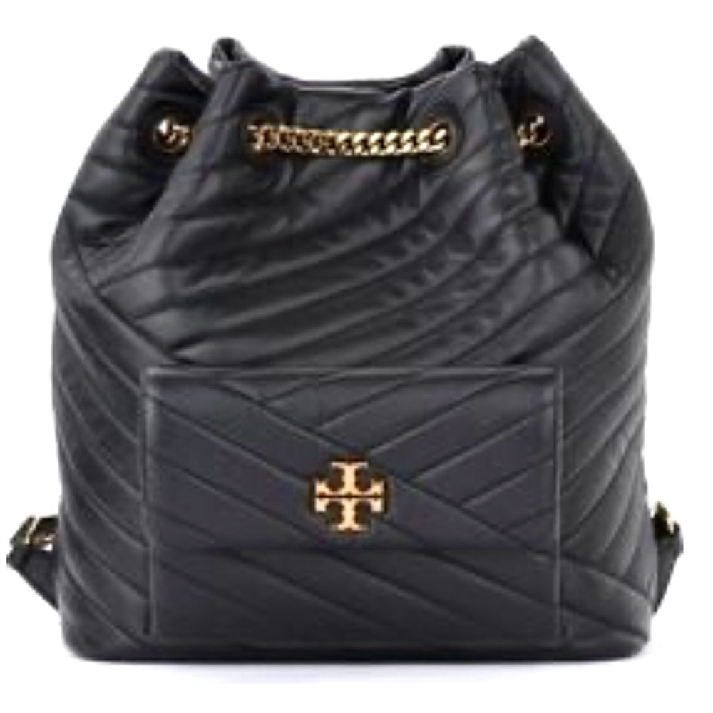 Tory Burch Kira backpack in quilted matelasse leather